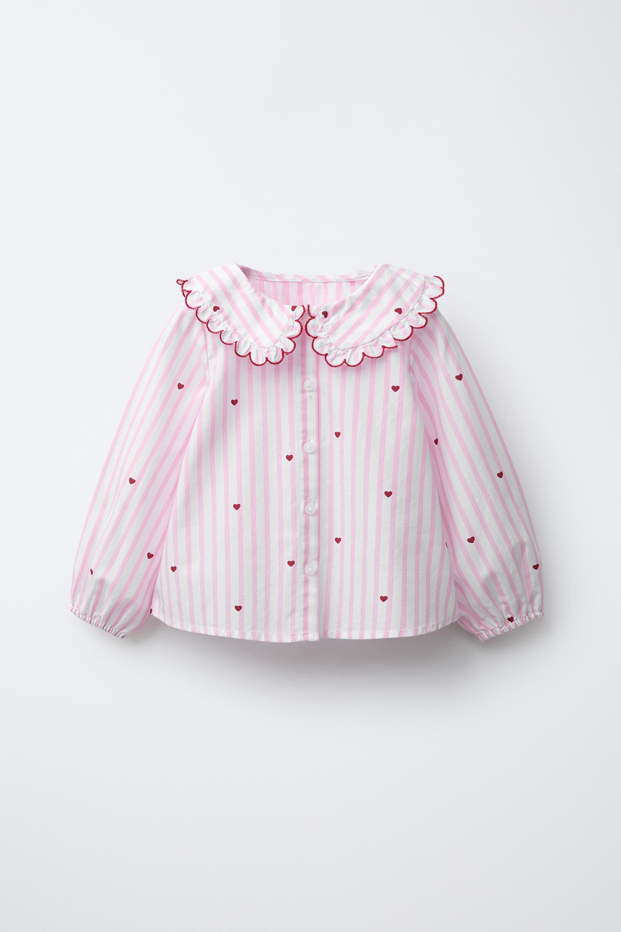 STRIPED AND HEART SHIRT